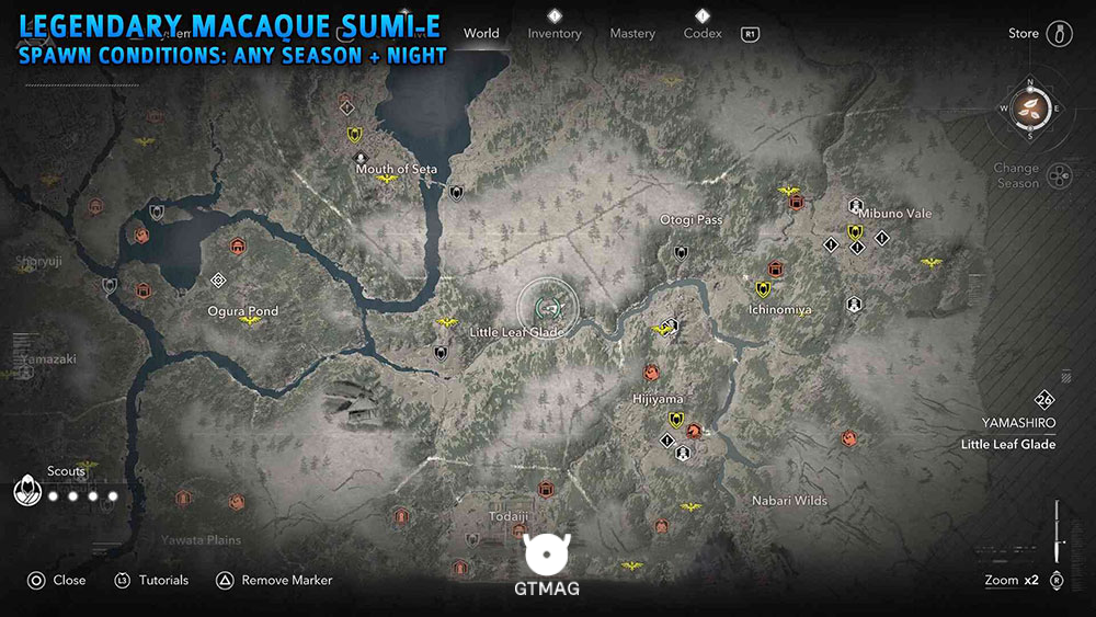 شماره 1: Legendary Macaque - تمام مکان&zwnj;های Legendary Sumi-e در Assassin&rsquo;s Creed Shadows