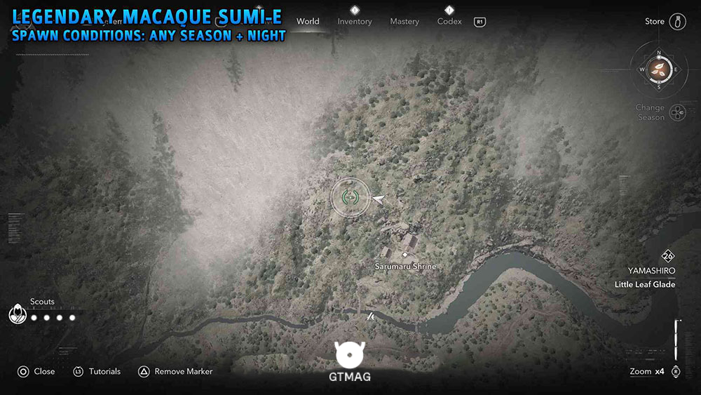 شماره 1: Legendary Macaque - تمام مکان&zwnj;های Legendary Sumi-e در Assassin&rsquo;s Creed Shadows