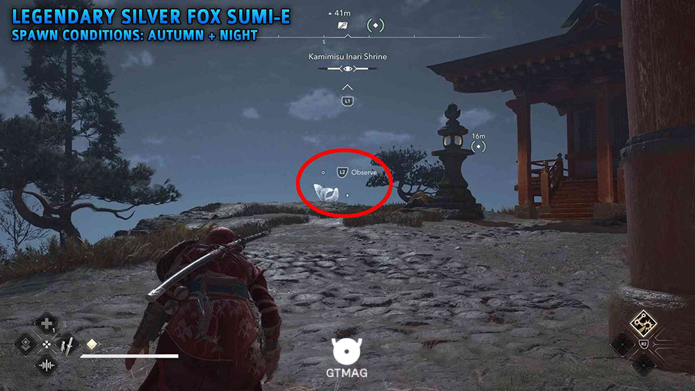 شماره 2:&nbsp;Legendary Silver Fox - تمام مکان&zwnj;های Legendary Sumi-e در Assassin&rsquo;s Creed Shadows