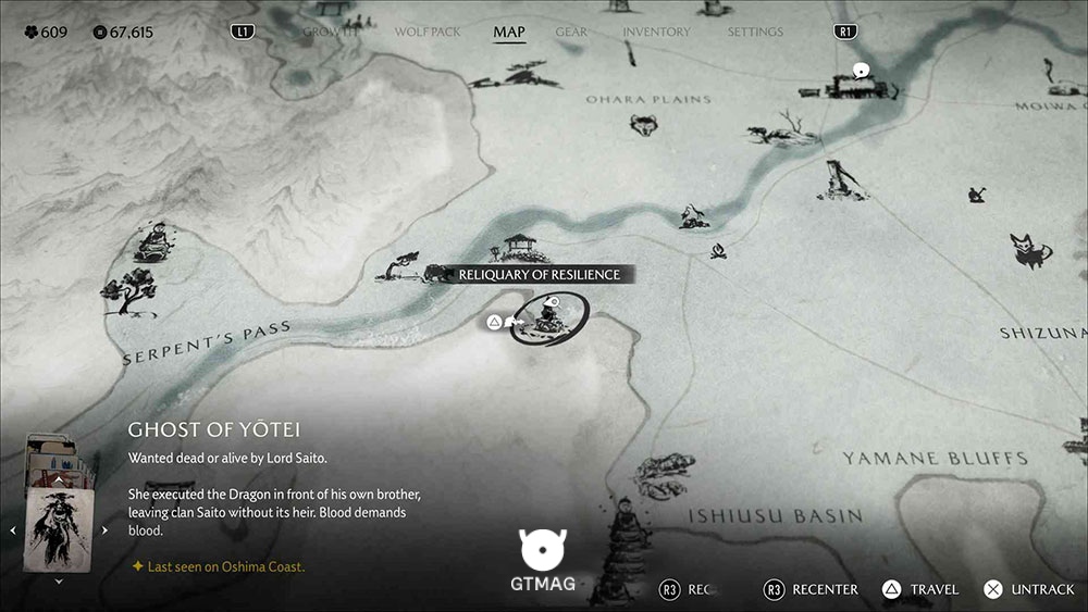 3 ـ Reliquary of Resilience - مکانها و راهحل تمام معماهای Mountain Reliquary در Ghost of Yotei