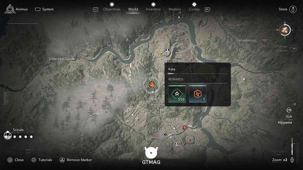 IGA - تمام مکان&zwnj;های Kata در Assassin&rsquo;s Creed Shadows
