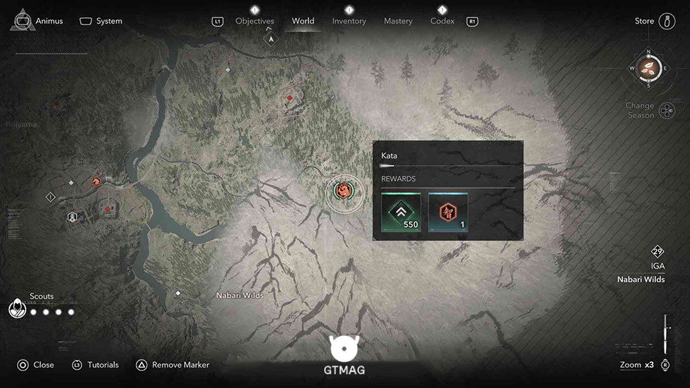 IGA - تمام مکان&zwnj;های Kata در Assassin&rsquo;s Creed Shadows