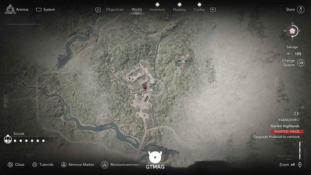 YAMASHIRO - مکان تمام Shrineها در Assassin&rsquo;s Creed Shadows
