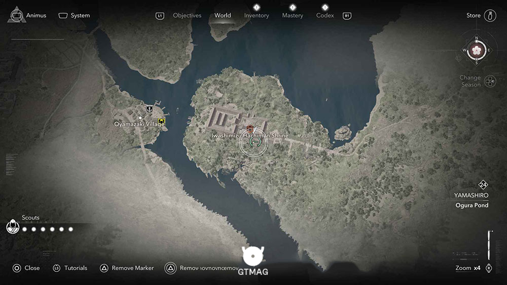 YAMASHIRO - مکان تمام Shrineها در Assassin&rsquo;s Creed Shadows