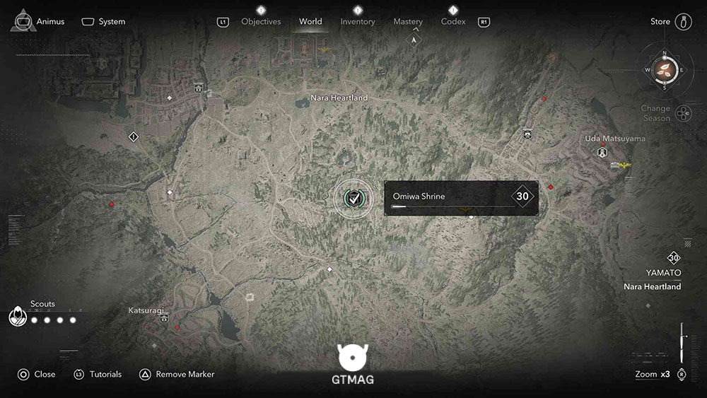 YAMATO - مکان تمام Shrineها در Assassin&rsquo;s Creed Shadows