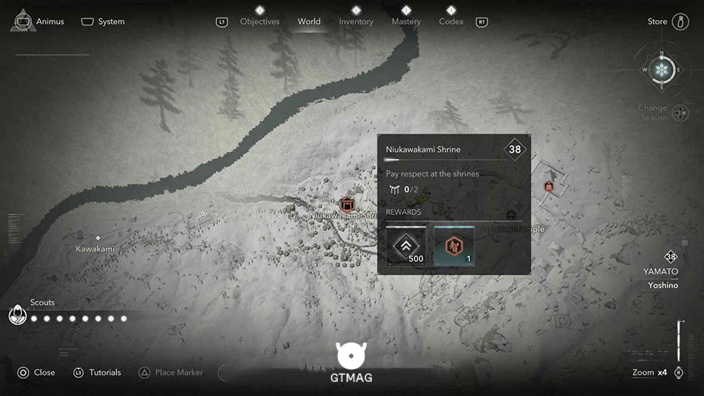 YAMATO - مکان تمام Shrineها در Assassin&rsquo;s Creed Shadows