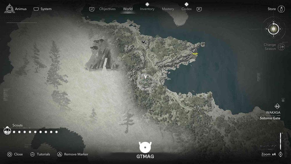 WAKASA - مکان تمام Shrineها در Assassin&rsquo;s Creed Shadows