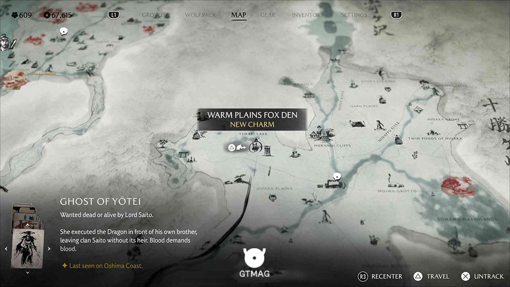 6 - Warm Plains Fox Den - تمام مکان&zwnj;های Fox Den در Ghost of Yotei