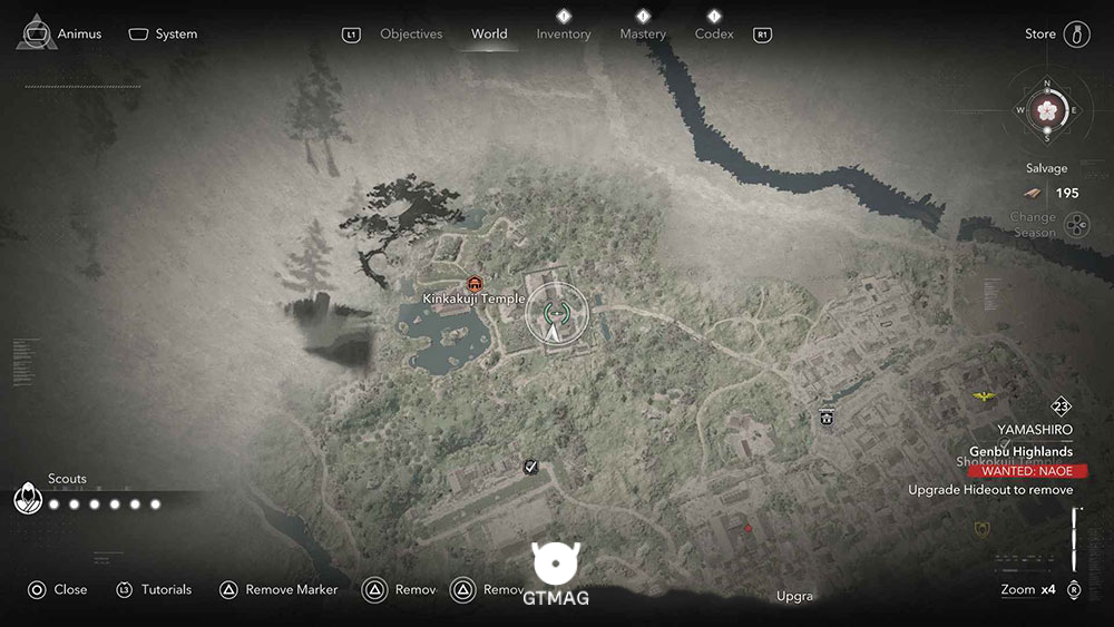 YAMASHIRO - موقعیت تمام Templeها و Lost Pages در Assassin&rsquo;s Creed Shadows