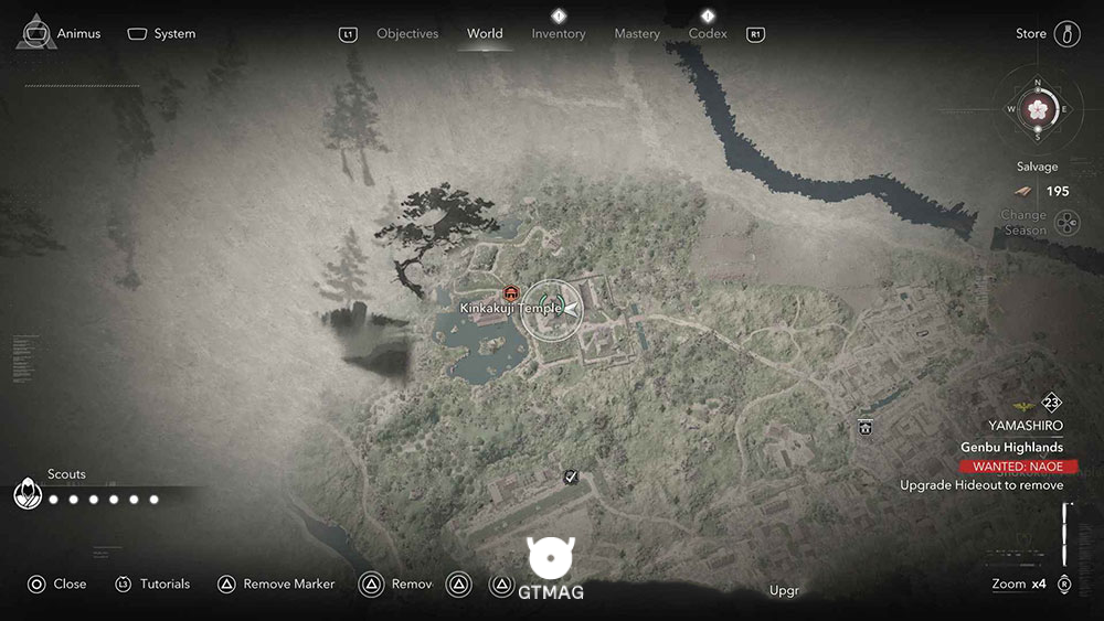 YAMASHIRO - موقعیت تمام Templeها و Lost Pages در Assassin&rsquo;s Creed Shadows