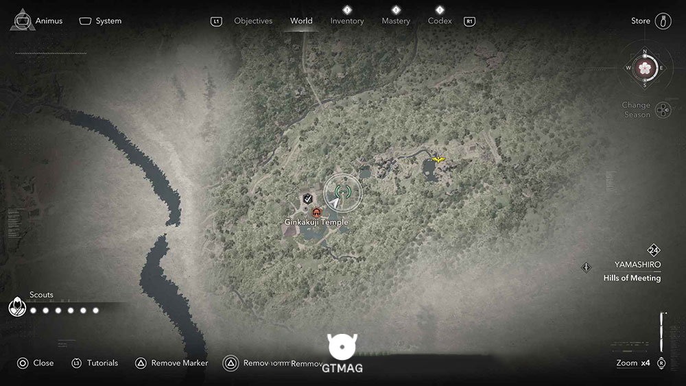 YAMASHIRO - موقعیت تمام Templeها و Lost Pages در Assassin&rsquo;s Creed Shadows