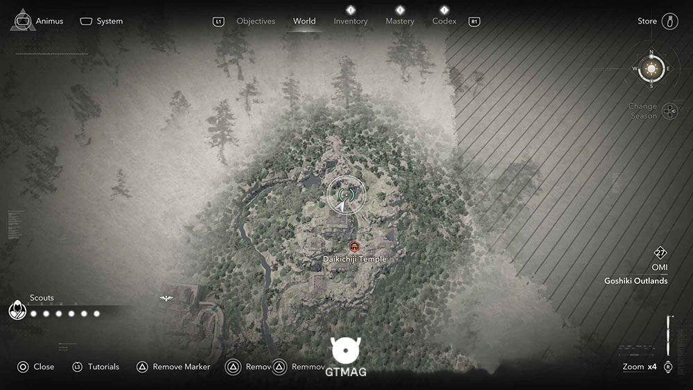 OMI - موقعیت تمام Templeها و Lost Pages در Assassin&rsquo;s Creed Shadows