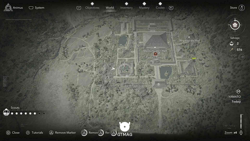 YAMATO - موقعیت تمام Templeها و Lost Pages در Assassin&rsquo;s Creed Shadows