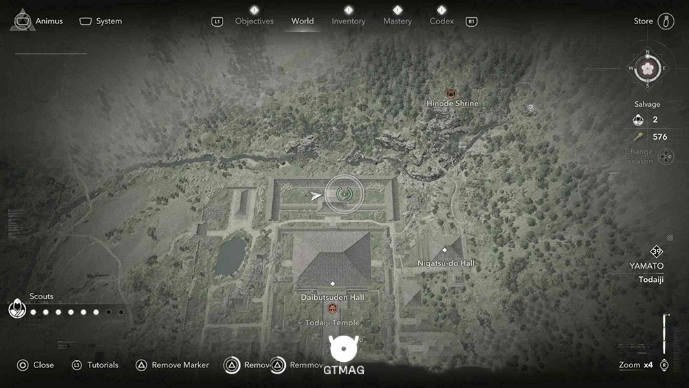 YAMATO - موقعیت تمام Templeها و Lost Pages در Assassin&rsquo;s Creed Shadows