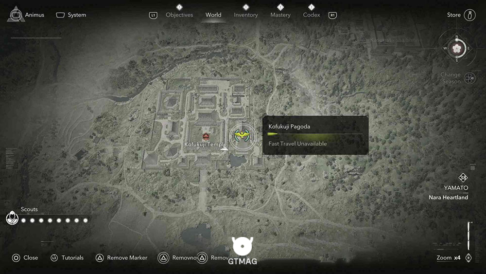 YAMATO - موقعیت تمام Templeها و Lost Pages در Assassin&rsquo;s Creed Shadows