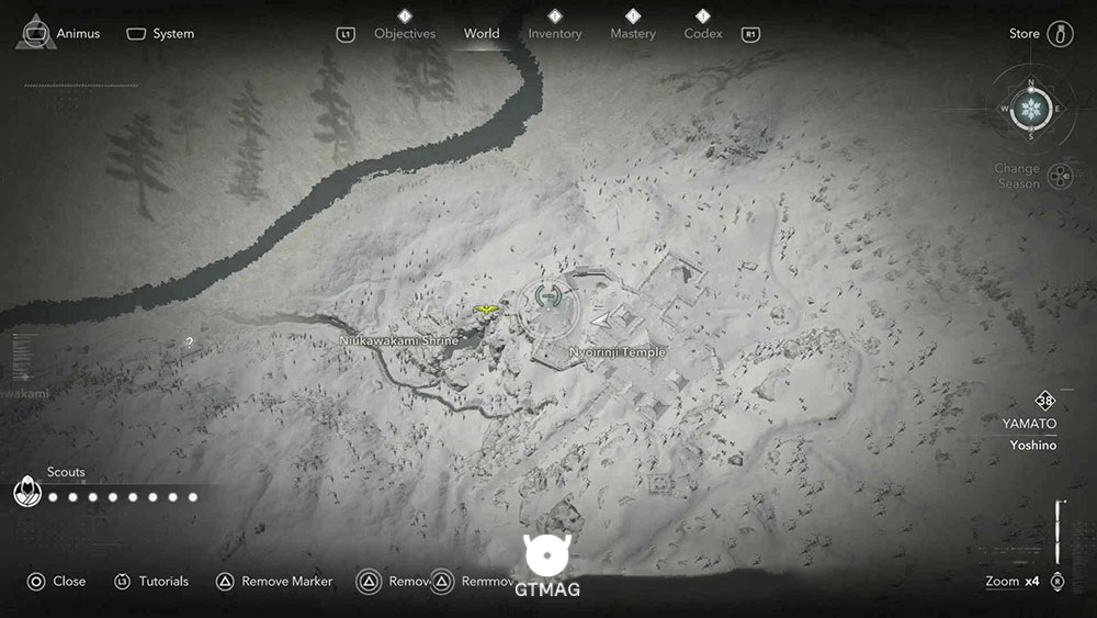 YAMATO - موقعیت تمام Templeها و Lost Pages در Assassin&rsquo;s Creed Shadows