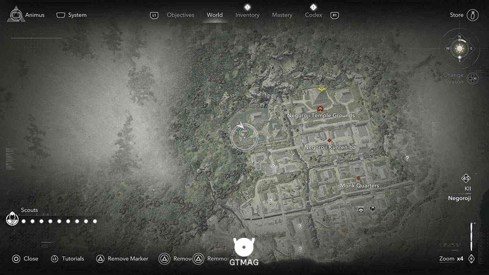 KII - موقعیت تمام Templeها و Lost Pages در Assassin&rsquo;s Creed Shadows