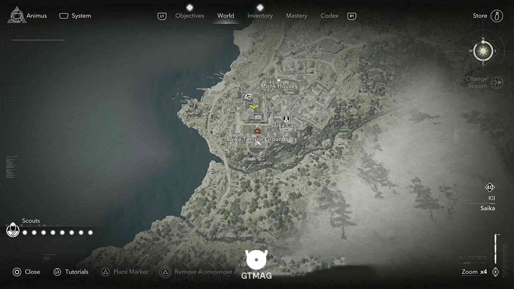 KII - موقعیت تمام Templeها و Lost Pages در Assassin&rsquo;s Creed Shadows