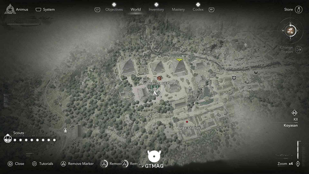 KII - موقعیت تمام Templeها و Lost Pages در Assassin&rsquo;s Creed Shadows