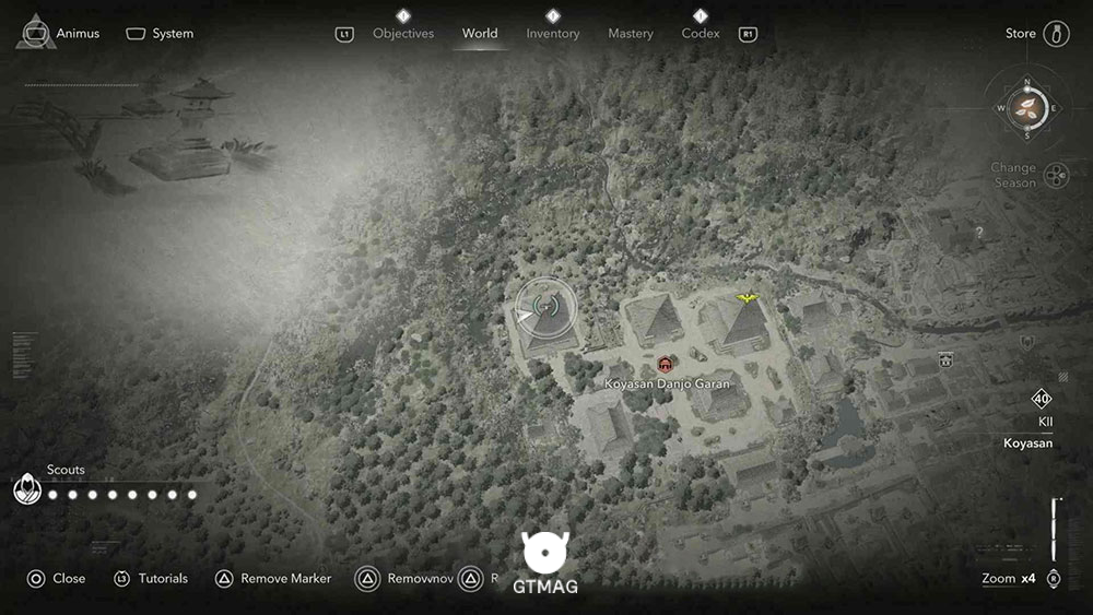 KII - موقعیت تمام Templeها و Lost Pages در Assassin&rsquo;s Creed Shadows