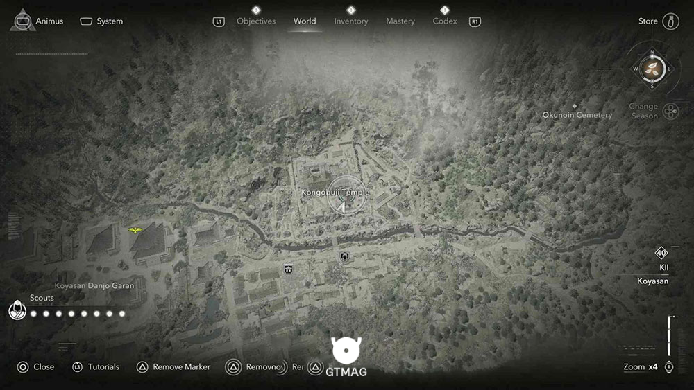 KII - موقعیت تمام Templeها و Lost Pages در Assassin&rsquo;s Creed Shadows