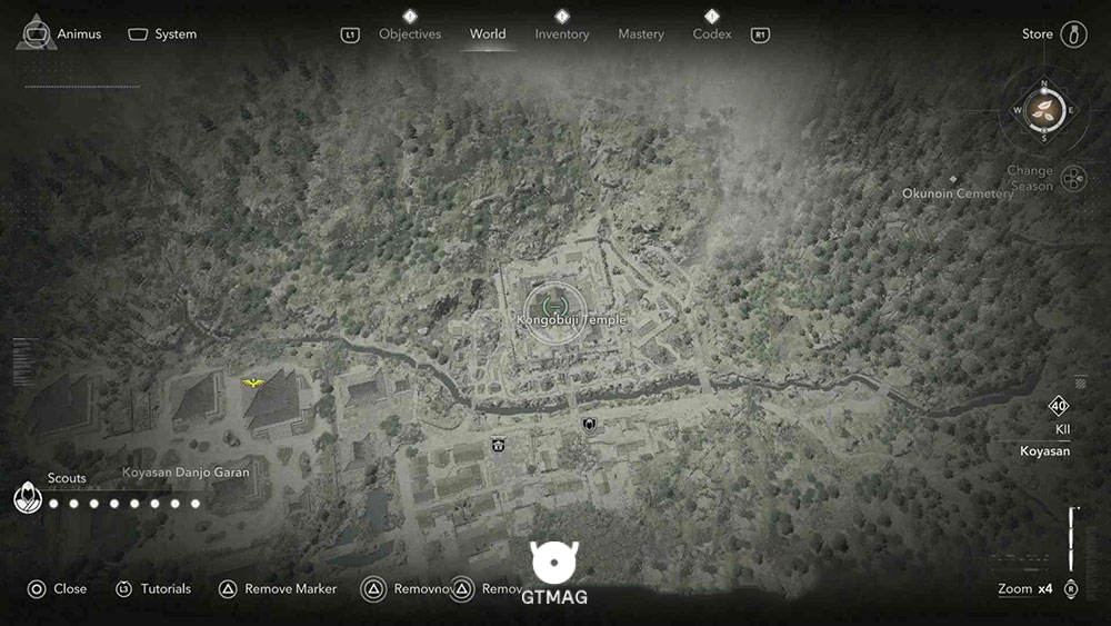 KII - موقعیت تمام Templeها و Lost Pages در Assassin&rsquo;s Creed Shadows