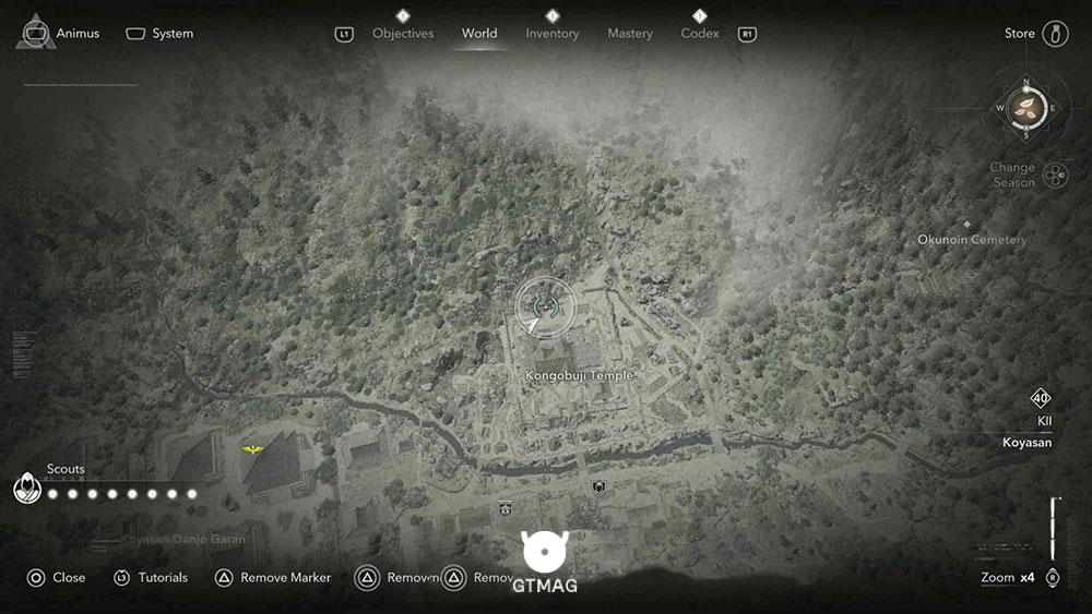 KII - موقعیت تمام Templeها و Lost Pages در Assassin&rsquo;s Creed Shadows