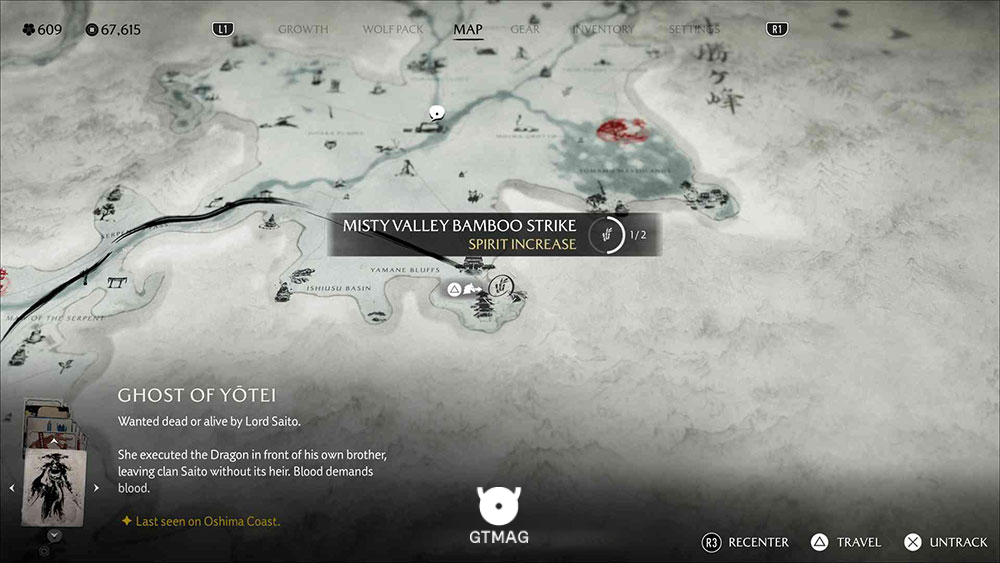 9 - Misty Valley Bamboo Strike - تمام موقعیت&zwnj;های Bamboo Strike در Ghost of Yotei