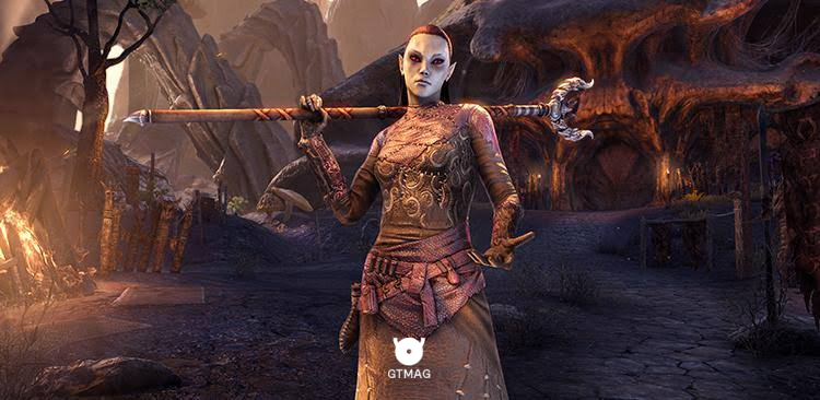 تصویری هنری از خاکستر نشینان در بازی morrowind