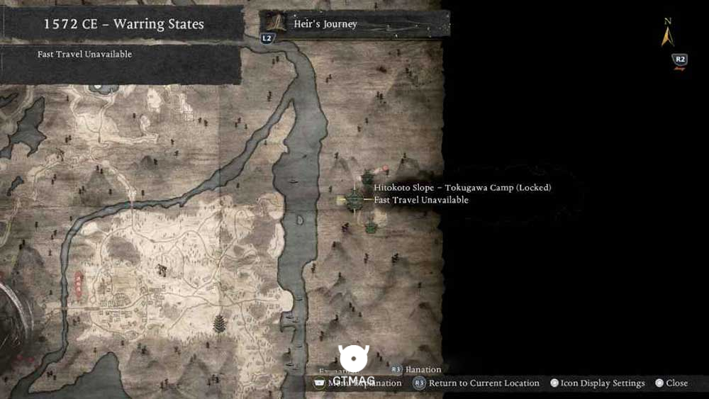 MISSION: ESCAPE FROM HITOKO SLOPE - تمام مکانهای Named Shrines و Bodhisattva Statues در Nioh 3