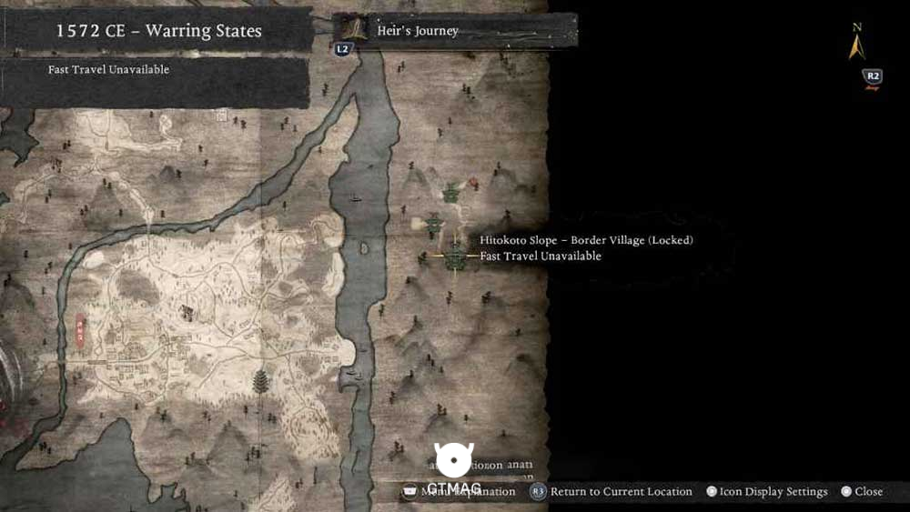 MISSION: ESCAPE FROM HITOKO SLOPE - تمام مکانهای Named Shrines و Bodhisattva Statues در Nioh 3