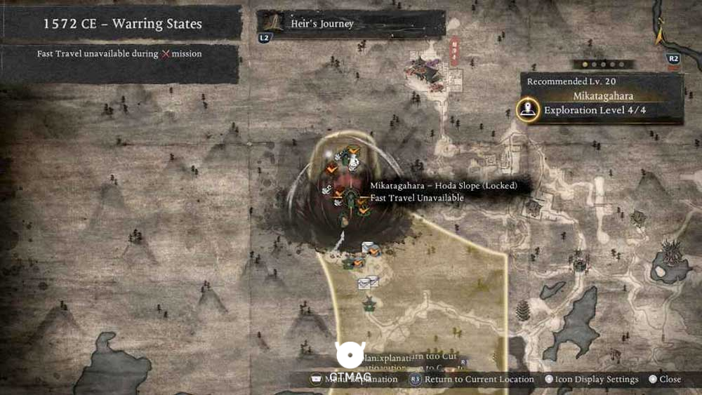 Mission: A Fiery Invasion - تمام مکانهای Named Shrines و Bodhisattva Statues در Nioh 3