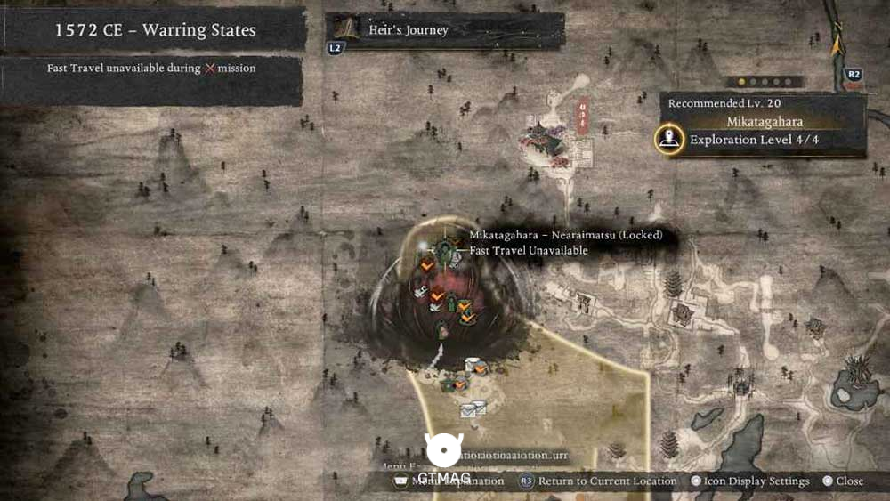 Mission: A Fiery Invasion - تمام مکانهای Named Shrines و Bodhisattva Statues در Nioh 3