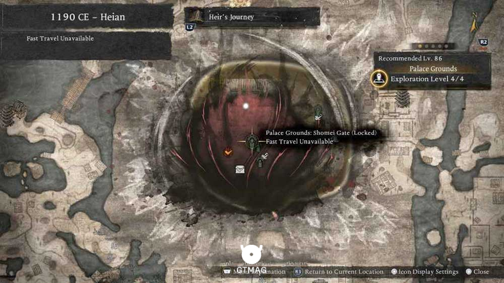 Mission: Frozen City, Blazing Tree - تمام مکانهای Named Shrines و Bodhisattva Statues در Nioh 3