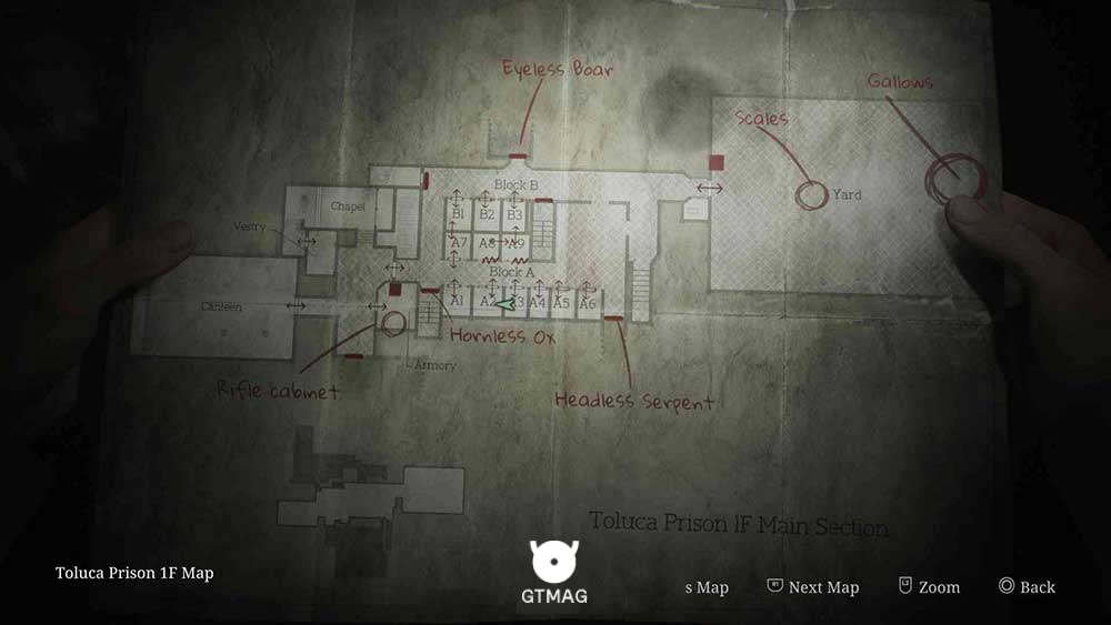 Glimpse of the Past .19 - موقعیت Collectibleهای Toluca Prison در Silent Hill 2 Remake