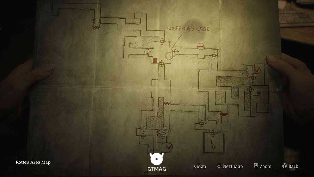 Key Item: Iron Key - مکان&zwnj;های Collectible در Labyrinth بازی Silent Hill 2 Remake