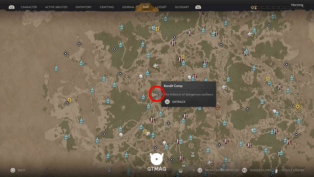 محل Bandits Treasure Map: Boars Back - محل و راه&zwnj;حل Bandits Treasure Map: Boars Back در Blood of Dawnwalker