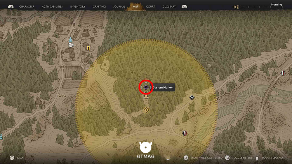 راه&zwnj;حل Bandits Treasure Map: Boars Back - محل و راه&zwnj;حل Bandits Treasure Map: Boars Back در Blood of Dawnwalker