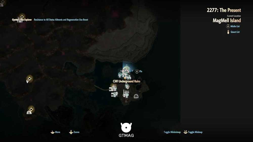 5. CLIFF UNDERGROUND RUINS (DUNGEON) - تمام مکان&zwnj;های Map Jammer در Code Vein 2