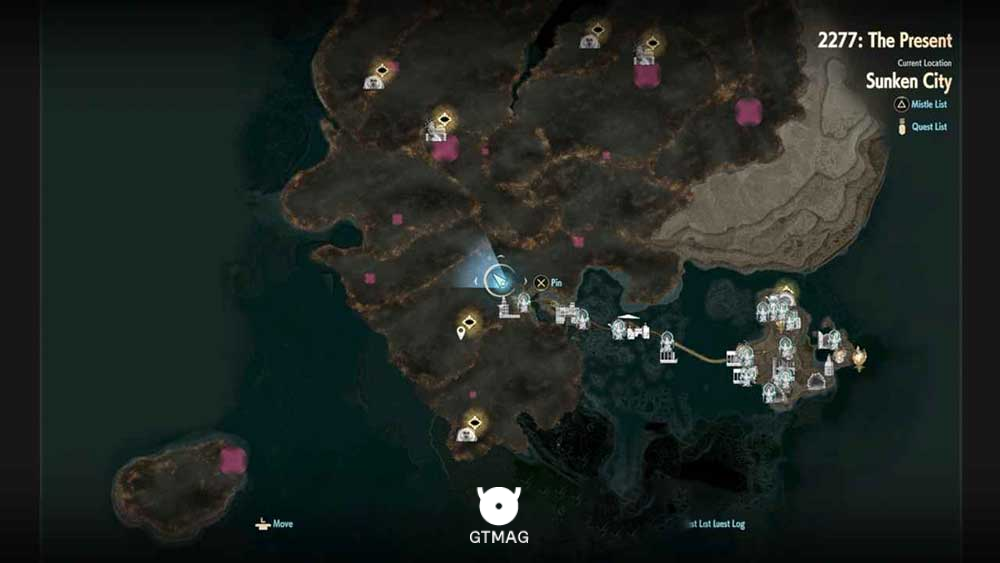 8. OVERALL MAP SECTION 2 - تمام مکان&zwnj;های Map Jammer در Code Vein 2