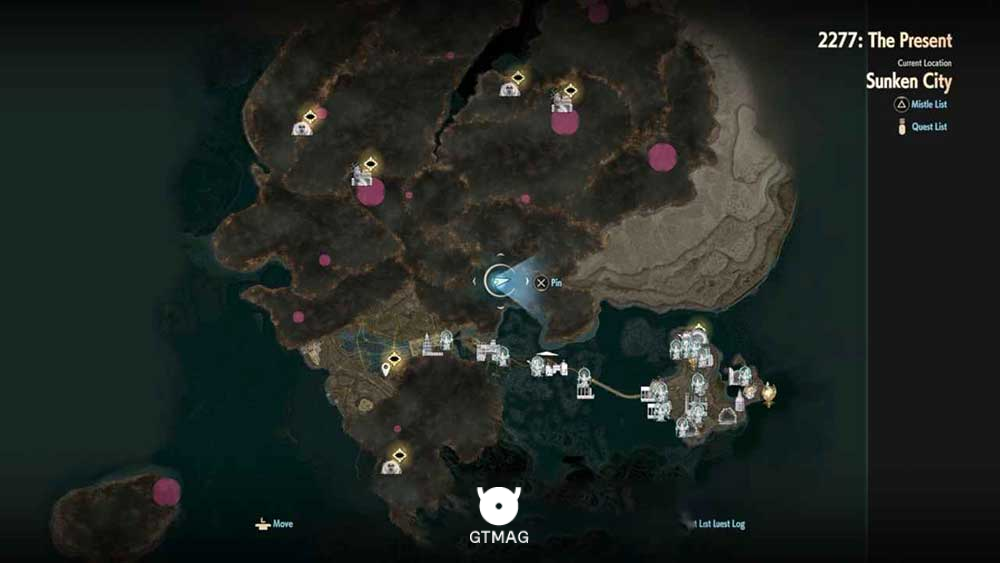 9. OVERALL MAP SECTION 3 - تمام مکان&zwnj;های Map Jammer در Code Vein 2