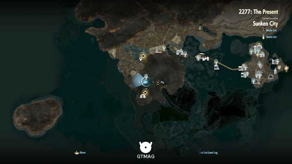 10. OVERALL MAP SECTION 4 - تمام مکان&zwnj;های Map Jammer در Code Vein 2