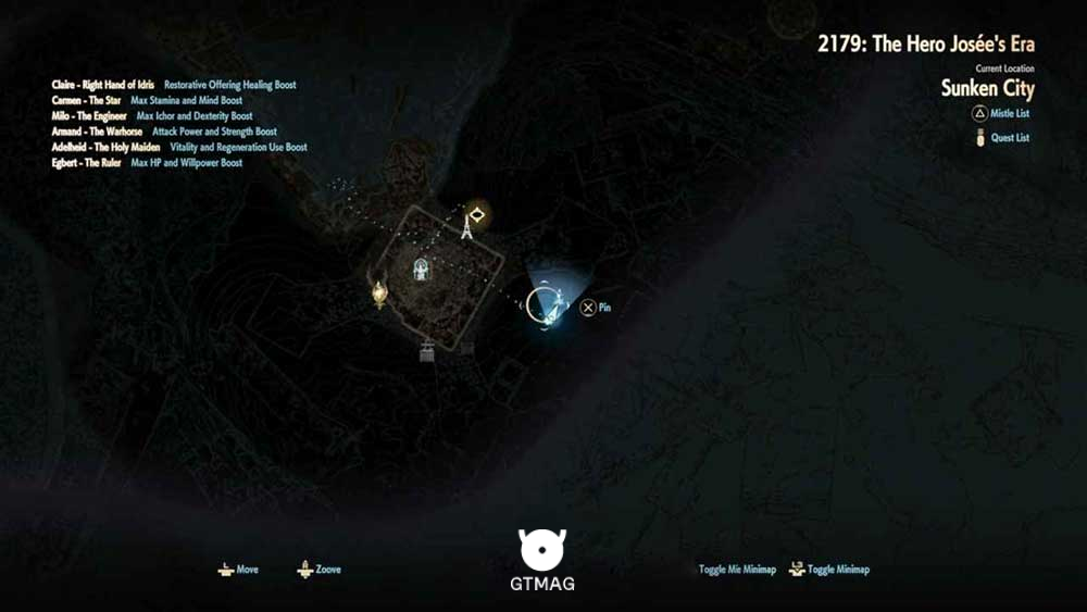 14. SUNKEN PYLON 1 (DUNGEON) - تمام مکان&zwnj;های Map Jammer در Code Vein 2