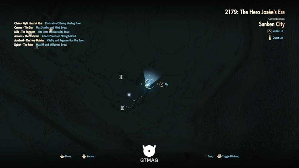 15. SUNKEN PYLON 2 (DUNGEON) - تمام مکان&zwnj;های Map Jammer در Code Vein 2