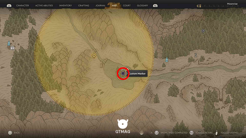 راه حل BANDIT&rsquo;S TREASURE MAP: ROCKFALLS - POND ISLET - محل و راه&zwnj;حل Bandit&rsquo;s Treasure Map: Rockfalls - Pond Islet در The Blood of Dawnwalker