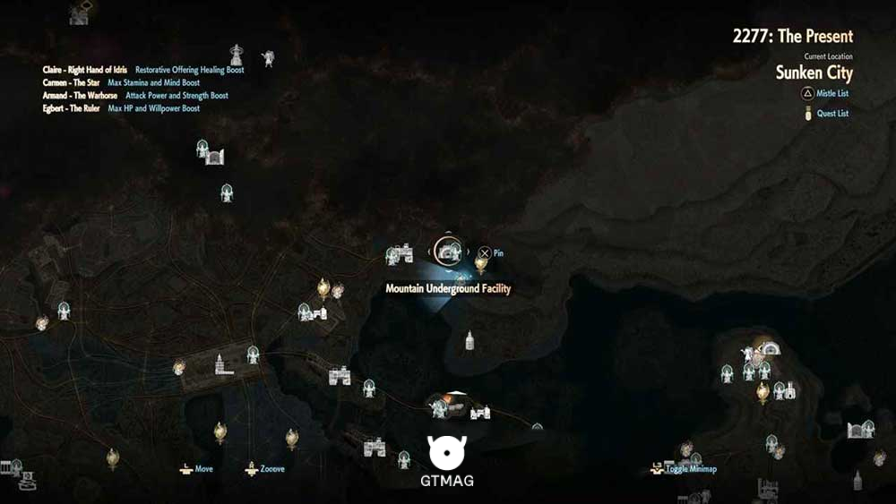 17. MOUNTAIN UNDERGROUND FACILITY (DUNGEON) - تمام مکان&zwnj;های Map Jammer در Code Vein 2