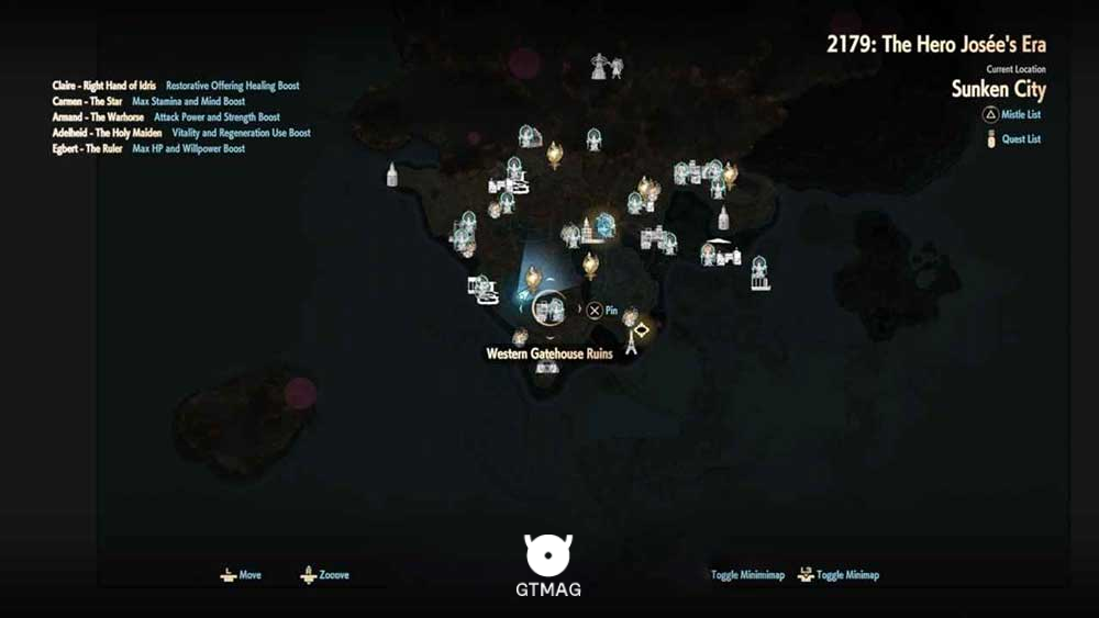19. WESTERN GATEHOUSE RUINS (DUNGEON) - تمام مکان&zwnj;های Map Jammer در Code Vein 2