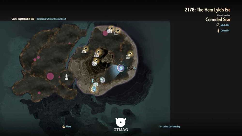 21. OVERALL MAP 1 - تمام مکان&zwnj;های Map Jammer در Code Vein 2