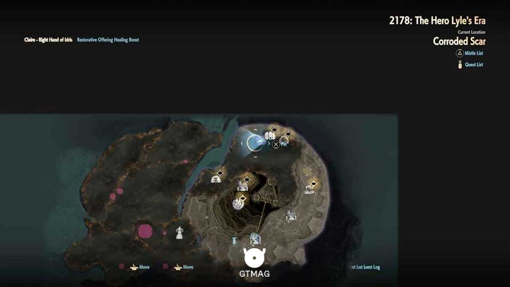 22. OVERALL MAP 2 - تمام مکان&zwnj;های Map Jammer در Code Vein 2