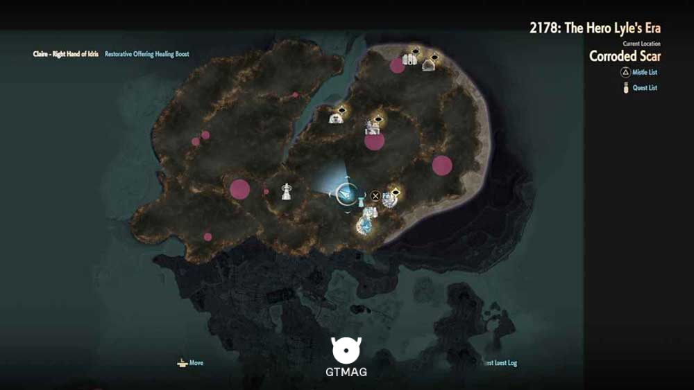 23. OVERALL MAP 3 - تمام مکان&zwnj;های Map Jammer در Code Vein 2